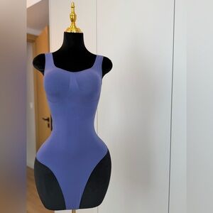 Nearly Naked Shapewear Thong Bodysuit in Here We Indigo